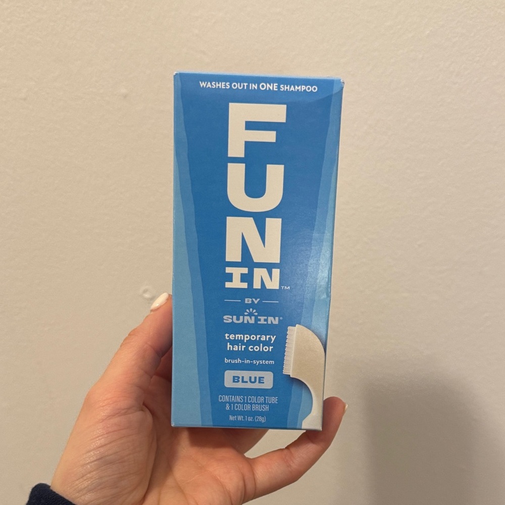 Fun Blue Temporary Hair Color